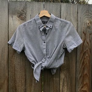 Duchess Clothier handmade seersucker button down